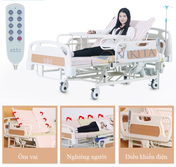 Thông số kỹ thuật của giường bệnh nhân đa chức năng Nikita DCN08