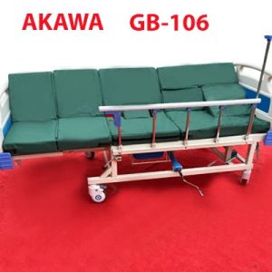 Thông số kĩ thuật của giường y tế 3 tay quay Akawa Gb-106