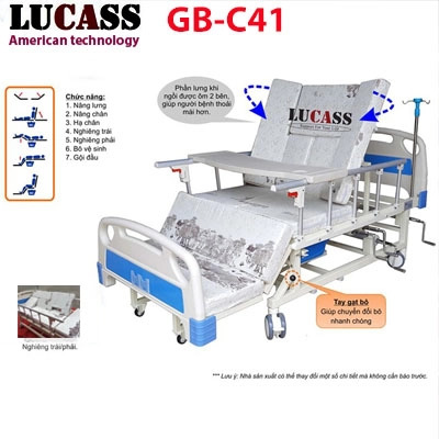Giường bệnh nhân Lucass GB-C41