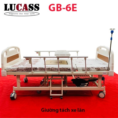 Đặc điểm nổi bật của giường y tế tách xe lăn Lucass GB-6E
