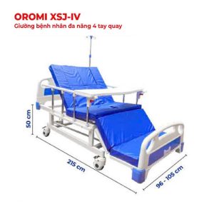 Giường bệnh nhân 4 tay quay Oromi XSJ-IV