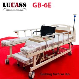 Giường bệnh nhân tách xe lăn Lucass GB-6E