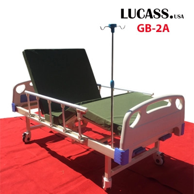 Giường bệnh nhân 2 tay quay Lucass GB-2A