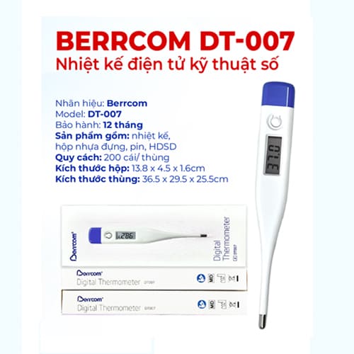 Nhiệt kế điện tử BERRCOM DT-007