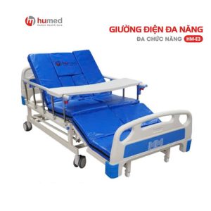 Giường y tế điện Humed HM-E3 đệm bọc da chống thấm