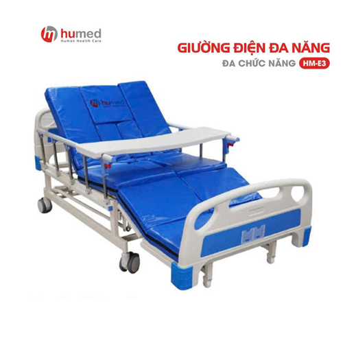 Giường y tế điện Humed HM-E3 đệm bọc da chống thấm