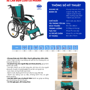 Xe lăn đẩy thường Oromi XL-10