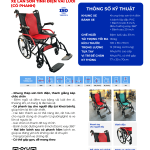 Xe lăn đẩy thường Oromi XL-62-20S