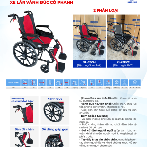 Xe lăn đẩy thường Oromi XL-82