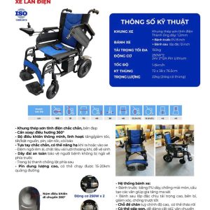 Xe lăn điện Oromi XLD19S